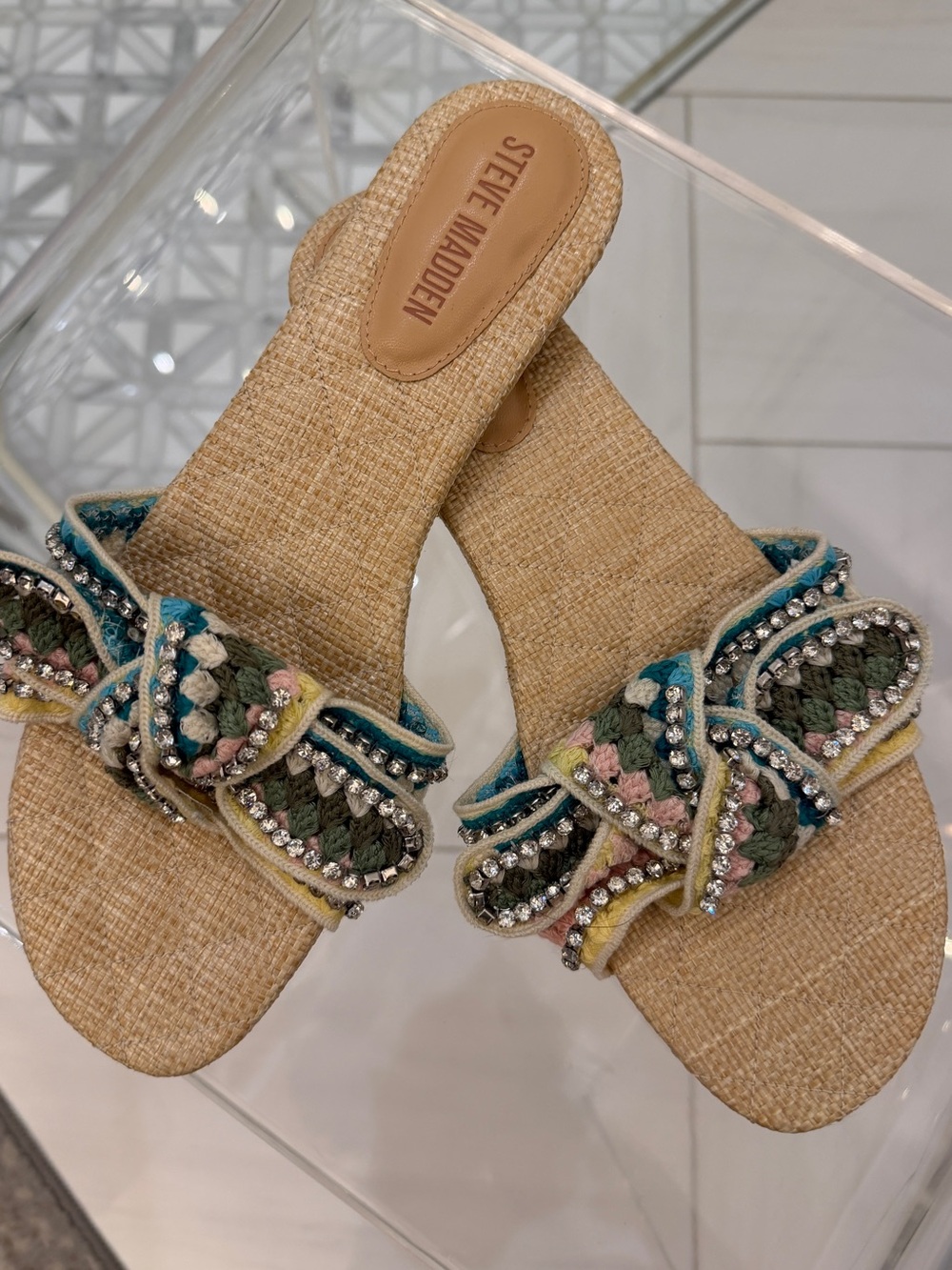 Steve Madden Jeweled Multicolor Sandal